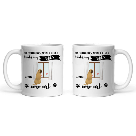 Das ist die Nasenkunst meines Hundes Keramiktasse