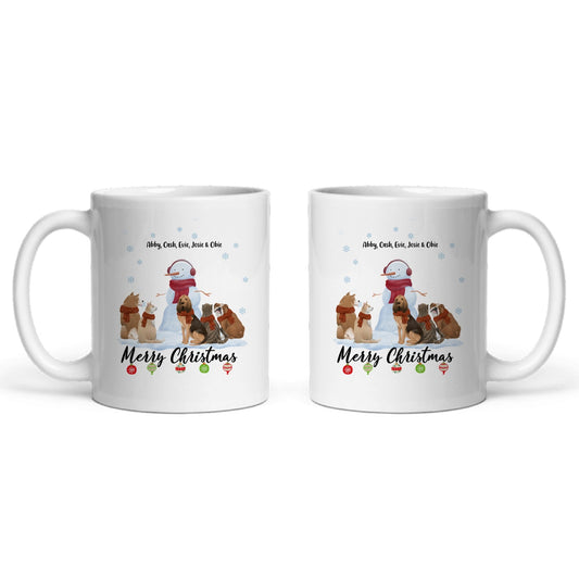 Frohe Haustier Weihnachten Keramiktasse