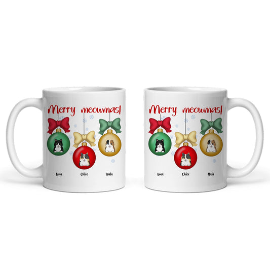 Frohe Meownachten Weihnacht Keramiktasse