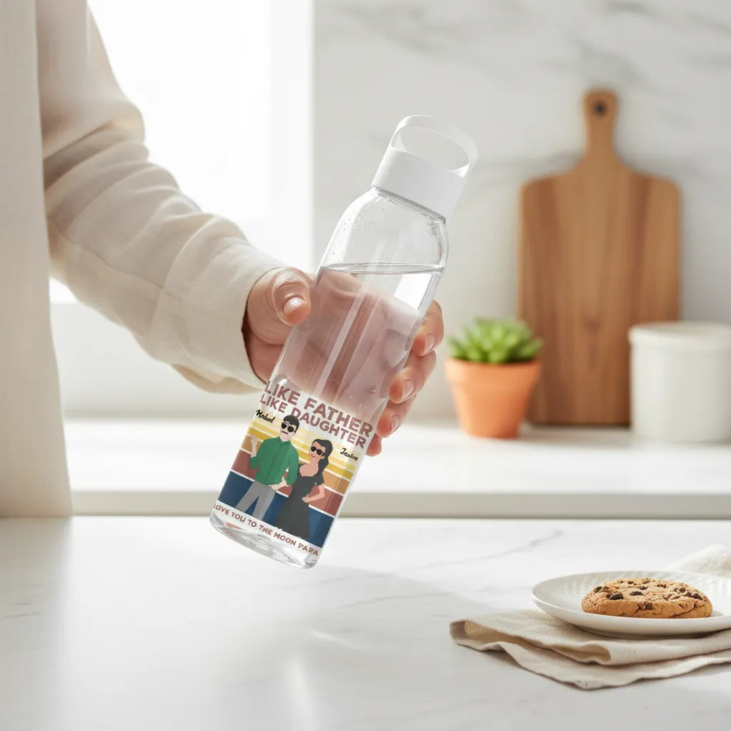 Wie der Vater, so die Tochter Wasserflasche 650 ml