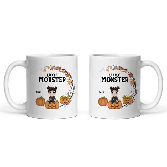 Kleines Monster Halloween Keramiktasse