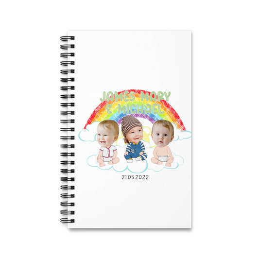 Baby Gesichtsausschnitt Spiralnotizbuch