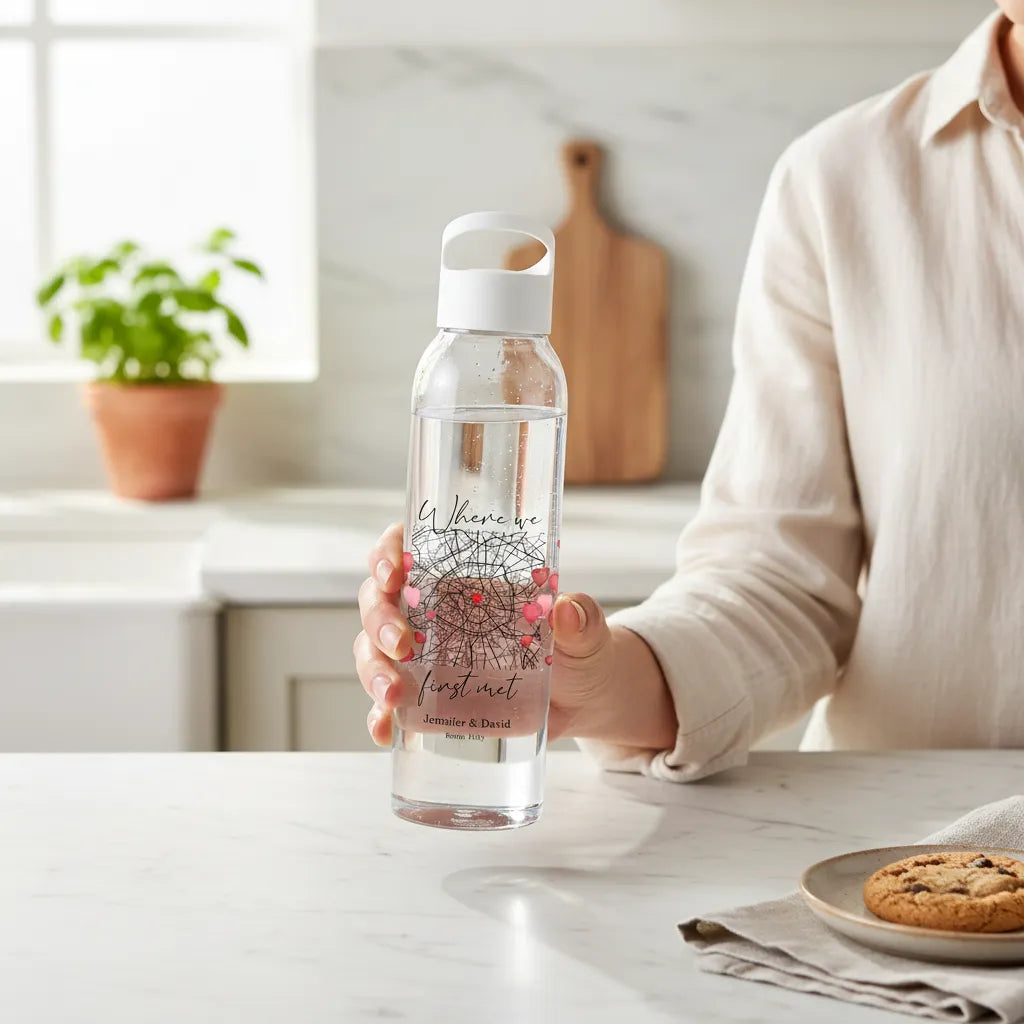 Wo wir uns zum ersten Mal trafen Wasserflasche 650 ml