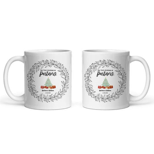 Unser erstes Weihnachten als Partner Keramiktasse