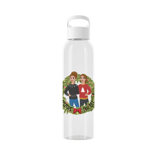 Schwestern fürs Leben Weihnacht Wasserflasche 650 ml