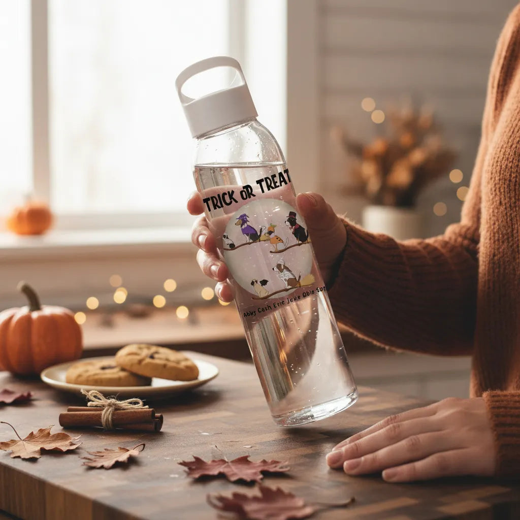 Süßes oder Saures Hunde Halloween Wasserflasche 650 ml