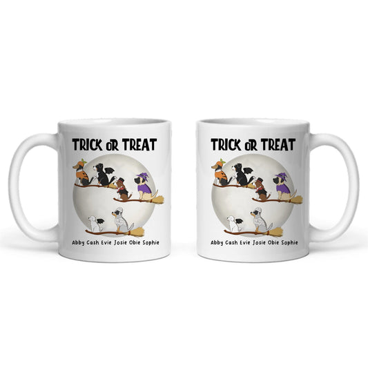 Süßes oder Saures Hunde Halloween Keramiktasse
