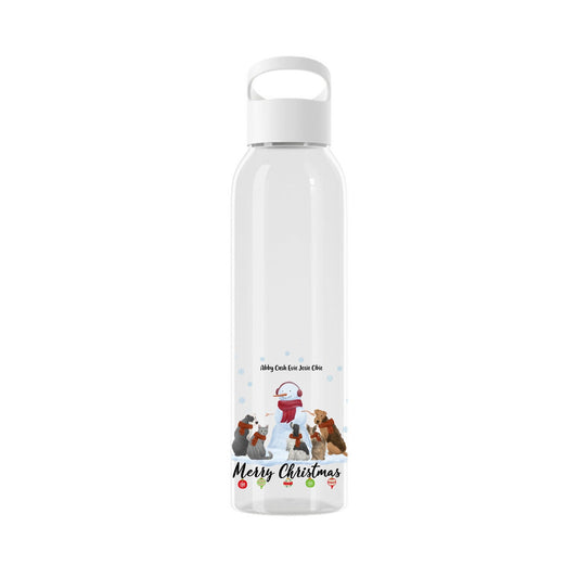 Frohe Haustier Weihnachten Wasserflasche 650 ml