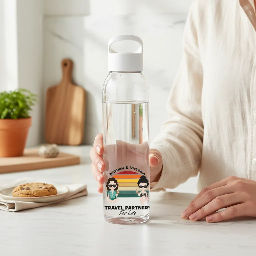 Reisepartner fürs Leben Wasserflasche 650 ml