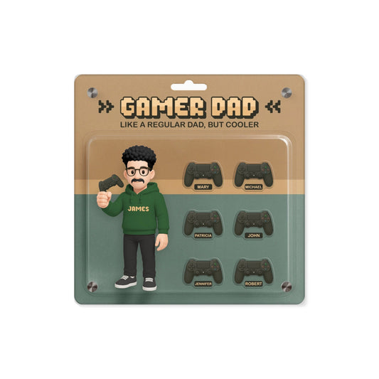 Gamer Papa Acryl Wandkunst Panel