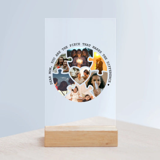 Muttertag Acrylschild mit Holzständer