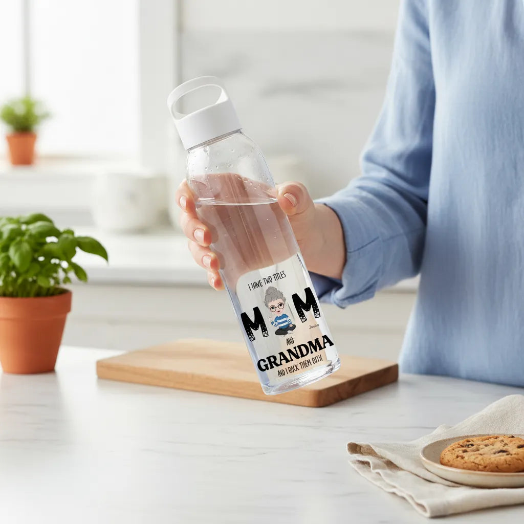 Ich habe zwei Titel Wasserflasche 650ml