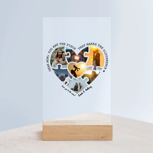 Muttertag Acrylschild mit Holzständer