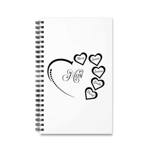 Herz Spiralnotizbuch