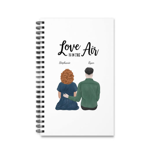 Liebe liegt in der Luft Spiralnotizbuch
