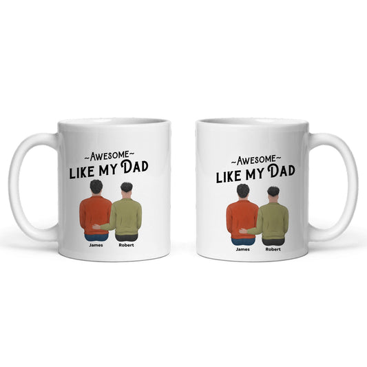 Genial wie mein Papa Weihnacht Keramiktasse