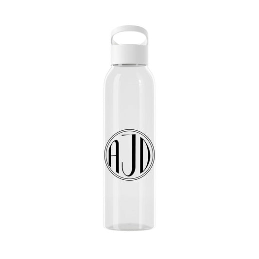 Kreisförmigem Monogramm Wasserflasche 650 ml
