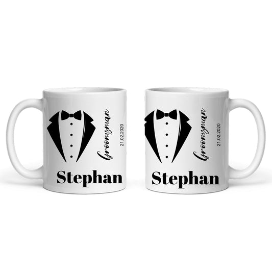 Bräutigam/Brautjungfer Keramiktasse