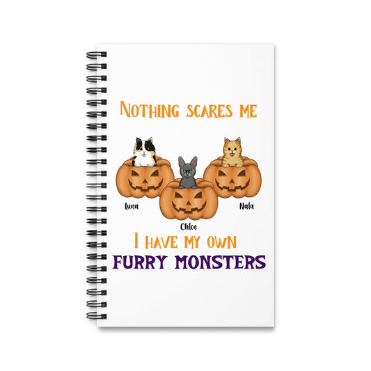 Nichts macht mir Angst Halloween Spiralnotizbuch