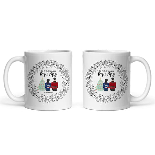 Unser erstes Weihnachten als Partner Keramiktasse