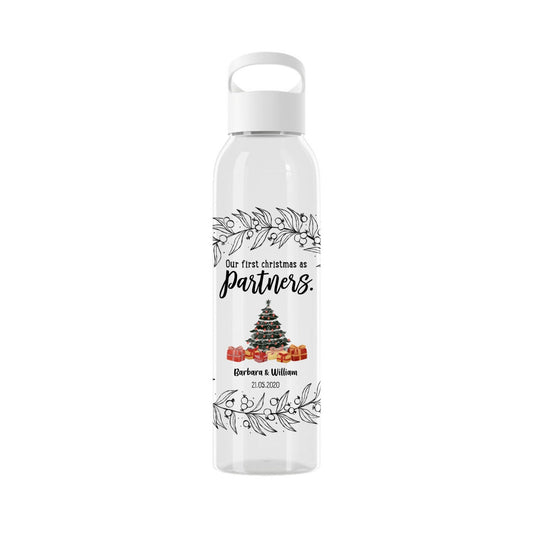 Unser erstes Weihnachten als Partner Wasserflasche 650ml