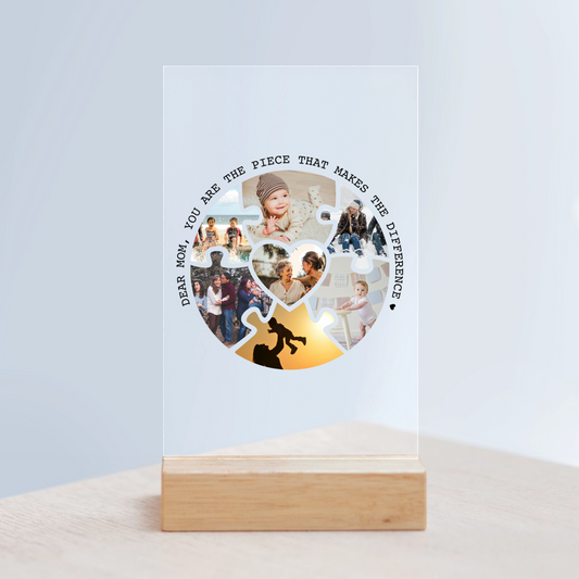 Muttertag Acrylschild mit Holzständer