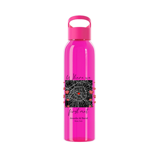 Wo wir uns zum ersten Mal trafen Wasserflasche 650 ml