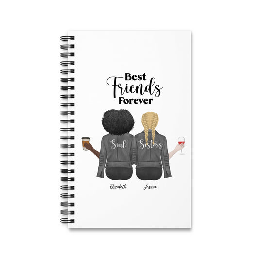 Besties Forever Spiralnotizbuch