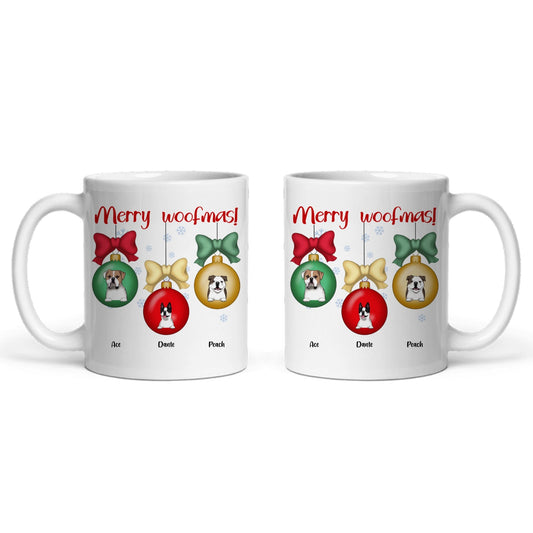 Frohe Woofnachten Weihnacht Keramiktasse