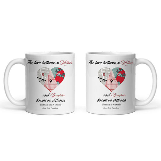 Die Liebe zwischen Keramiktasse