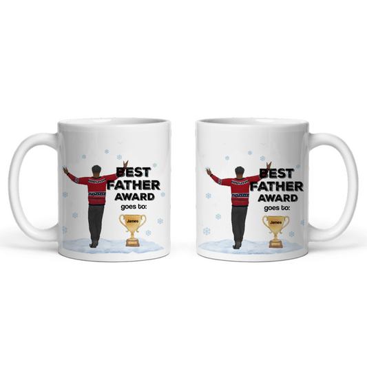 Bester Vater Auszeichnung Weihnacht Keramiktasse