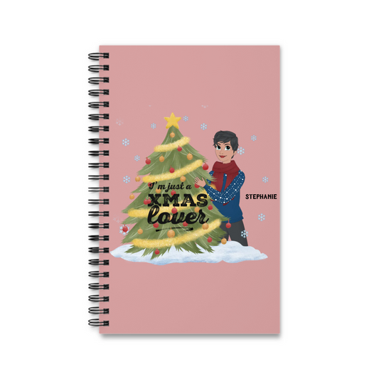 Christmas lover Spiralnotizbuch
