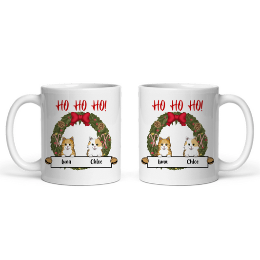 Katzen Weihnacht Keramiktasse