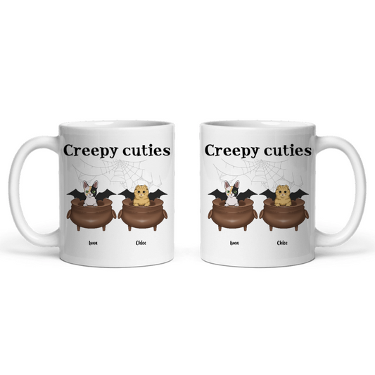 Gruselig Süße Katzen Halloween Keramiktasse