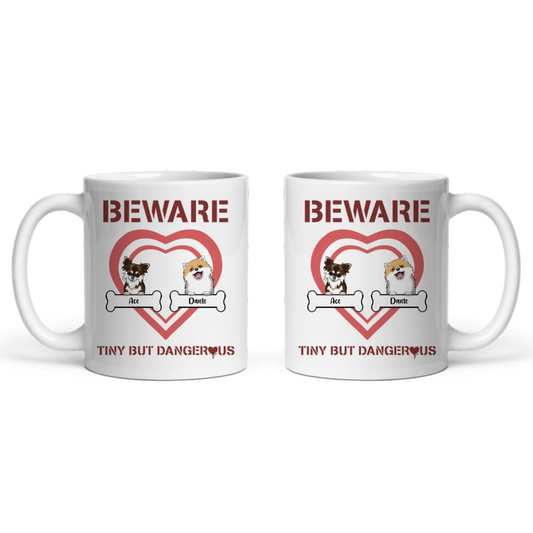 Vorsicht, klein aber gefährlich Keramiktasse