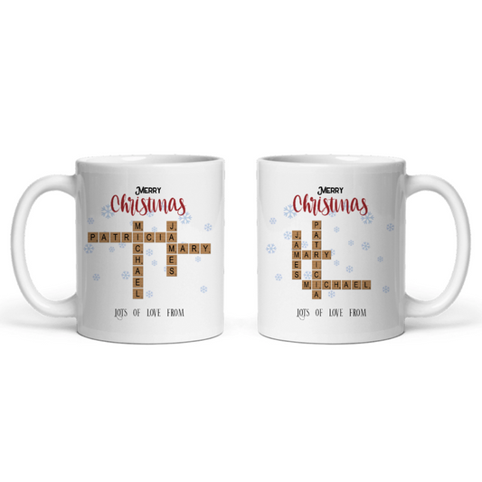 Frohe Weihnachten Kreuzworträtsel Keramiktasse