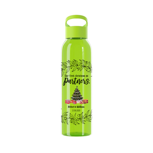 Unser erstes Weihnachten als Partner Wasserflasche 650ml