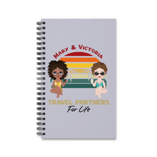 Reisepartner fürs Leben Spiralnotizbuch