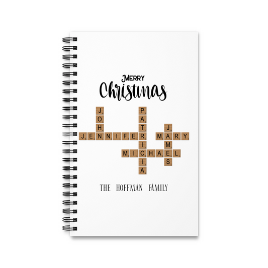 Frohe Weihnachten Spiralnotizbuch