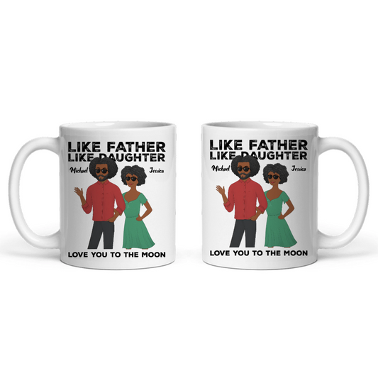 Wie der Vater, so die Tochter Keramiktasse