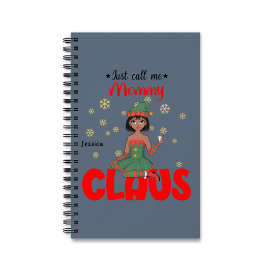 Nenn mich Oma Klaus Weihnacht Spiralnotizbuch