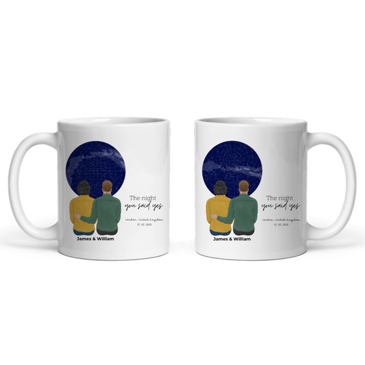 Die Nacht, in der wir uns trafen Keramiktasse