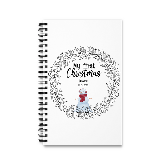 Mein erstes Weihnachten Spiralnotizbuch