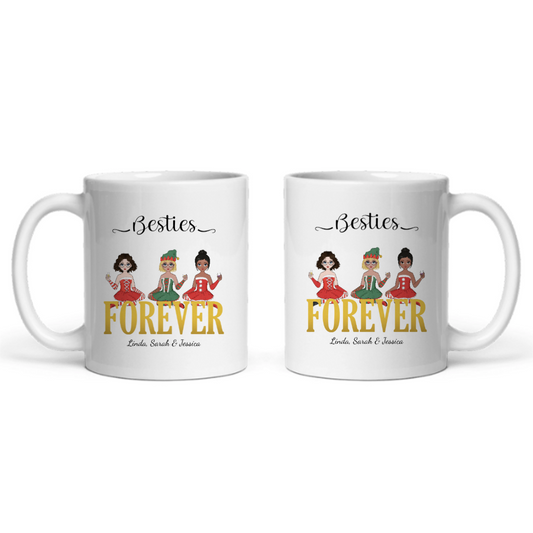 Freunde für immer Weihnacht Keramiktasse