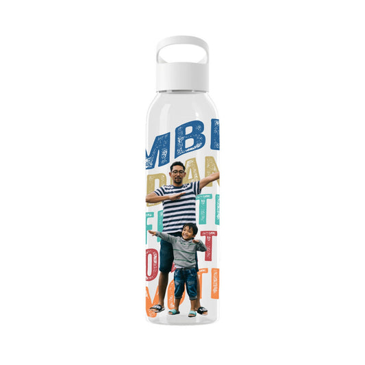 Gebogene Wörter Wasserflasche 650 ml