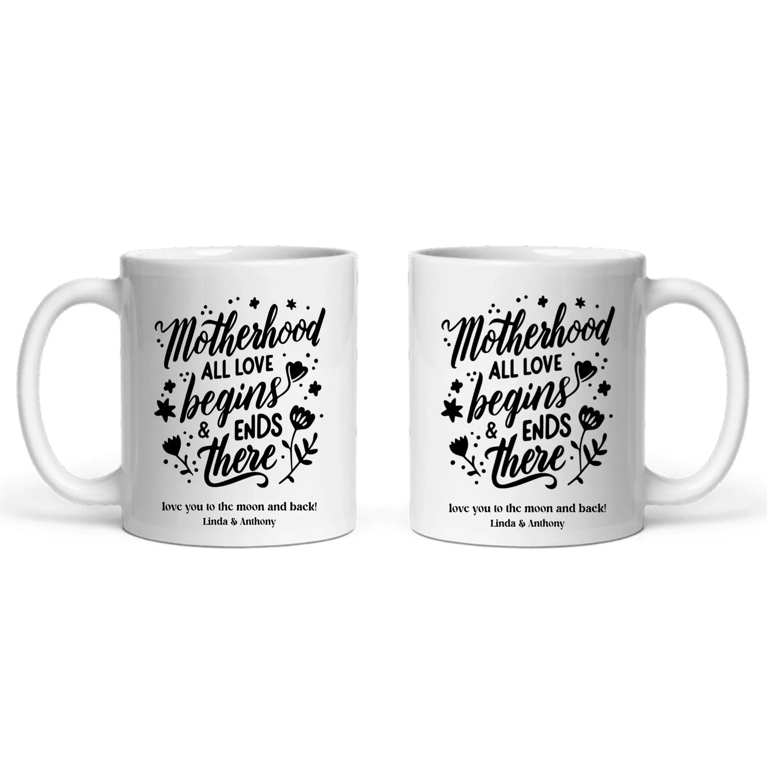 Typographic Ceramic Mug Collection