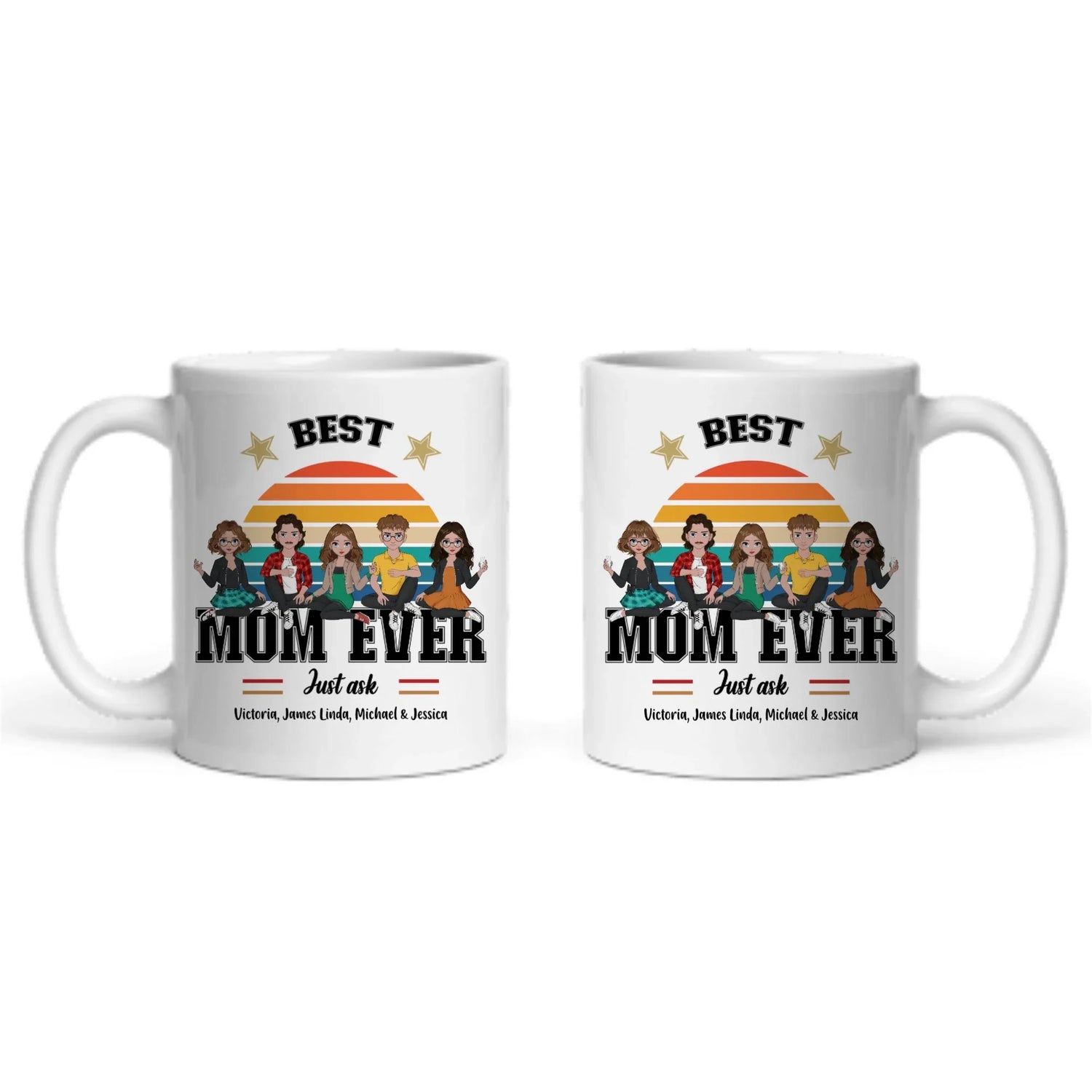 Family and Friends Ceramic Mug Collection