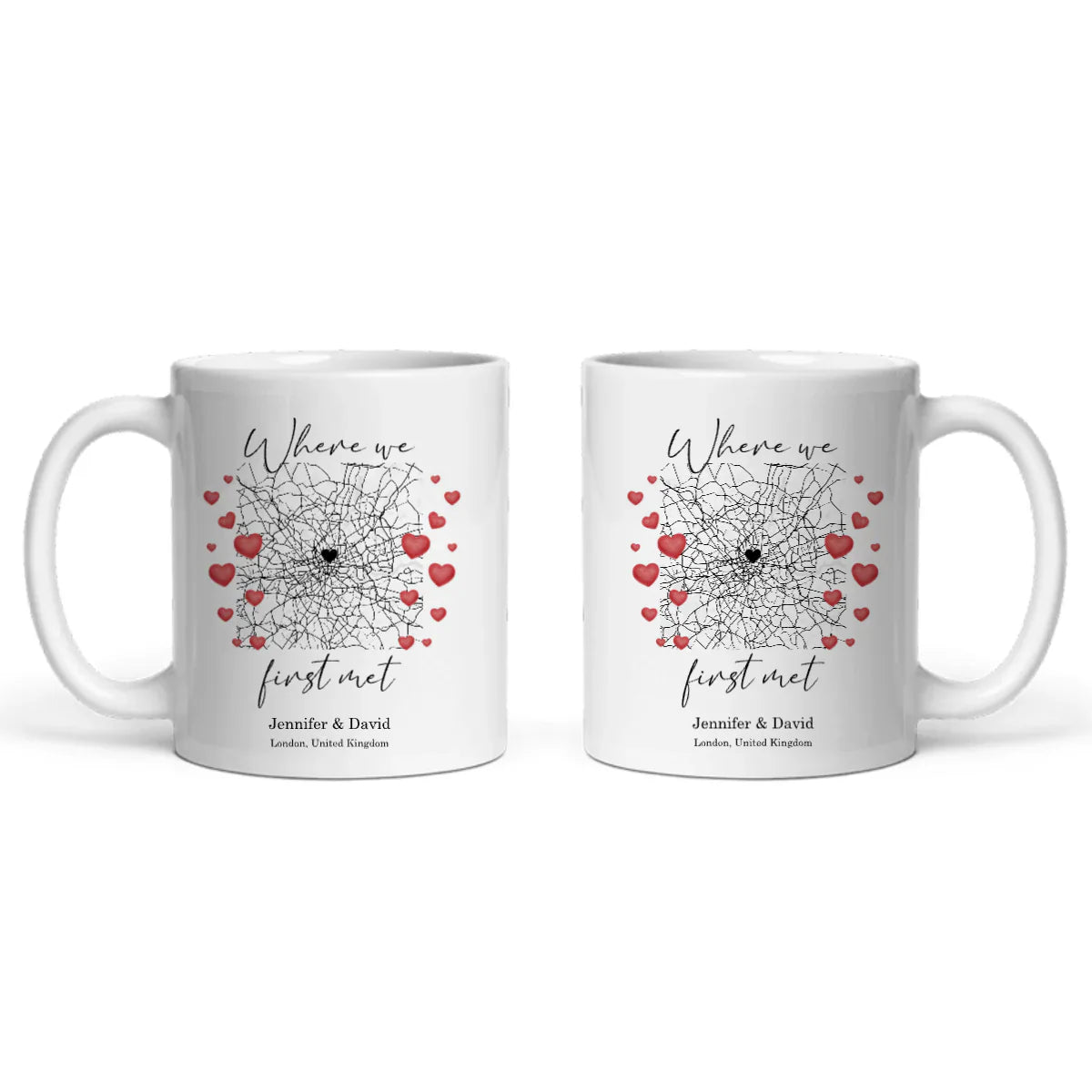 Travel and Map Ceramic Mug Collection