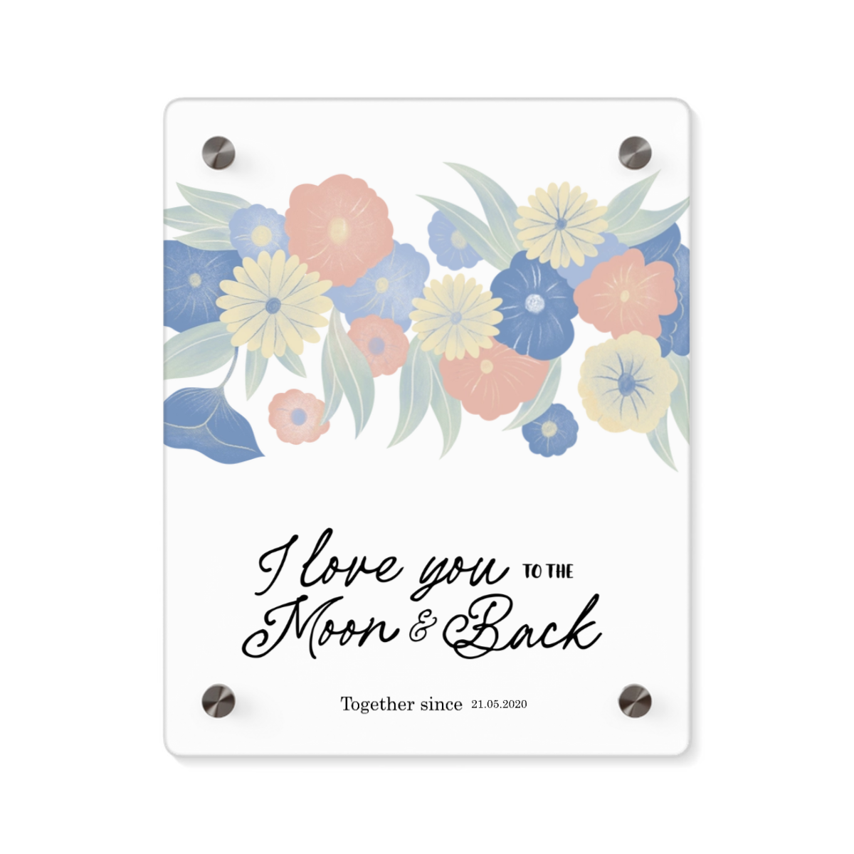 Wedding and Anniversary Acrylic Wall Art Panel Collection