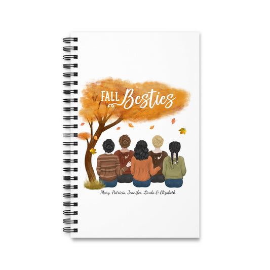 Herbst Besties Spiralnotizbuch